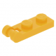 LEGO lapos elem 1×2 egyik végén fogantyúval, sárga (60478)